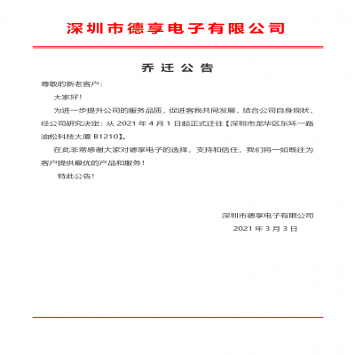 喬遷大吉！